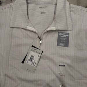 Van Heusen Men's Polo Shirt - Light Gray